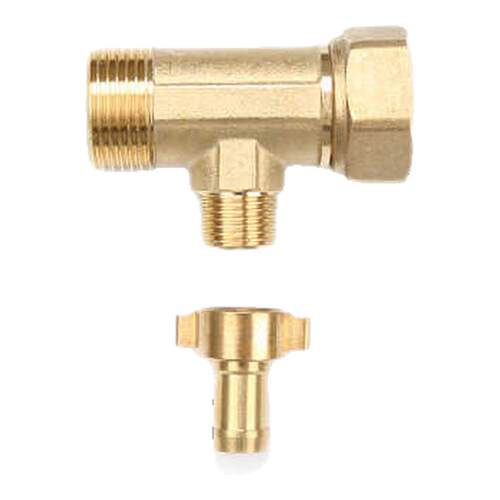 改装自动回水装置农用三缸柱塞泵打药机回水管接进水管铜三通全套