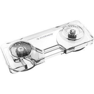 玻璃柜门锁衣柜锁儿童柜门安全锁宝宝防开扣透明隐形柜子冰箱锁扣