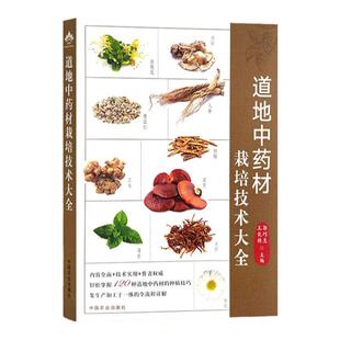 道地中药材栽培技术大全 中医草药书 中国中药材生产规模适宜区 120种中草药种植书籍药用价值功效病虫害防治加工种植基础知识指南