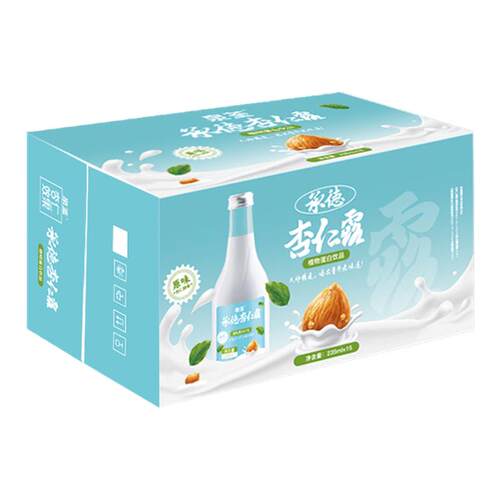 顺天宫坊 泉荃 承德杏仁露 原味235ml*15瓶 植物蛋白饮品