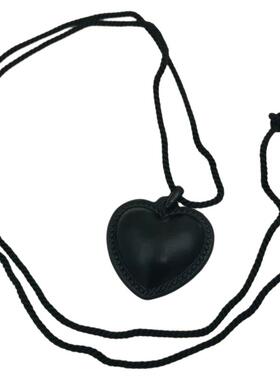 fever同款网红百搭桃心项链真皮