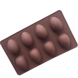 8连蛋形 复活蛋蛋糕模 硅胶手工皂模 硅胶果冻慕斯模具 烘培
