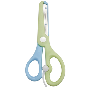 儿童剪刀小学生安全手工圆头幼儿园宝宝专用高颜值便携儿童简单美术剪纸幼儿不伤手一年级小孩塑料弹力防夹手