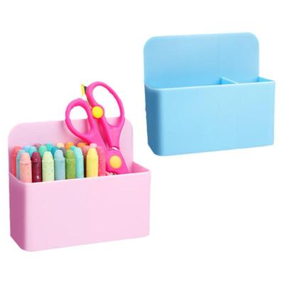 力武收纳盒笔筒可挂可吸式