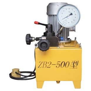 柳州桥梁泵头数控高压设备预应力张拉机液压ZB4-500电动油泵泵站