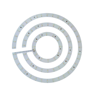 led吸顶灯灯芯灯板灯盘圆形替换灯带灯条H型灯管高亮三色家用遥控