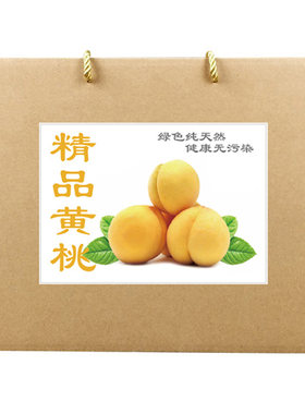 桃子包装盒空礼盒 冬桃黄桃水蜜桃礼品盒纸箱子3-5-10-15-20斤