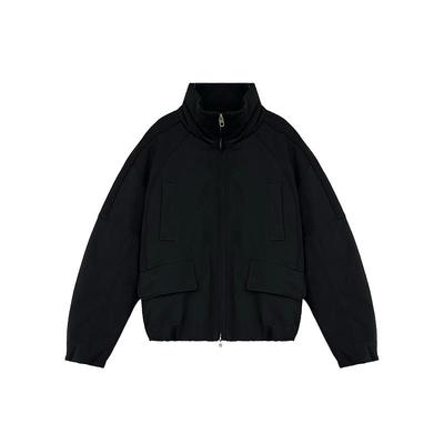 DUPU杜朴 90白鹅绒微宽松工装羽绒服 高立领复古鹅绒直冲工艺夹克