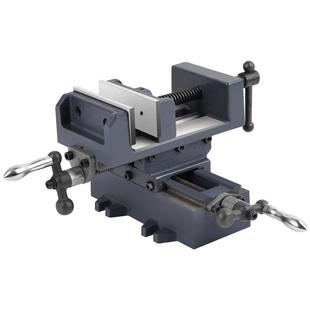 十字平口钳重型台钳精密台虎钳工作台钻床夹具铣床台钻可移动滑台