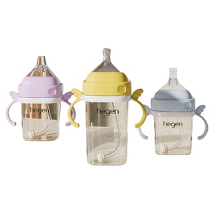 适配赫根hegen奶瓶防胀气奶嘴配件重力球手柄学饮直饮吸管防尘盖