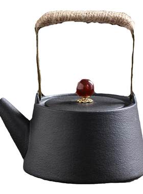 清仓便宜卖黑陶提梁茶壶