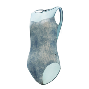 Sansha 三沙芭蕾舞服女 无袖连体服显瘦舞蹈练功服中国舞形体服