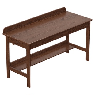 安居客电脑桌实木书桌客厅简易桌子小户型卧室家用长条儿童学习桌