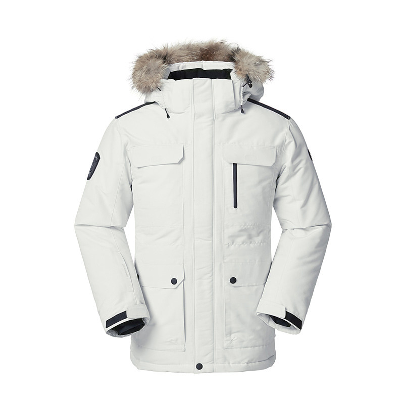 lafuma乐飞叶保暖带帽潮牌羽绒服