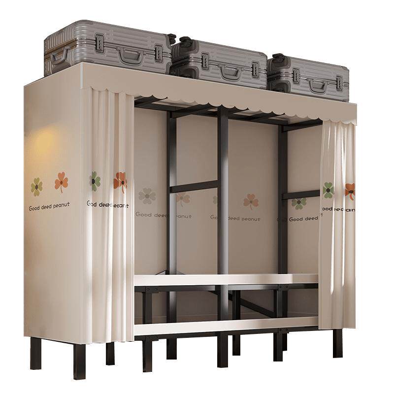经济型家用简约现代一体折叠衣柜