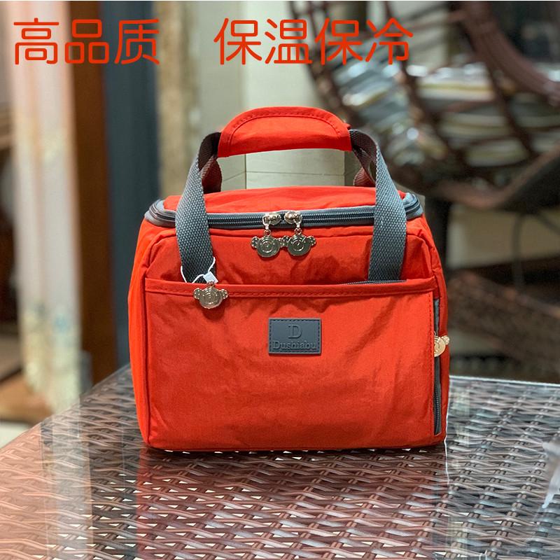 饭盒手提包冬季超长保温饭盒袋方形手提带饭包保暖便当包防水防油