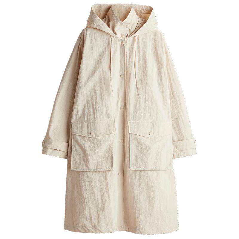 HM女装风衣疏水雨衣1266924