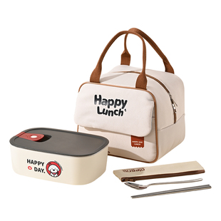 不锈钢保温饭盒上班族带饭保温桶学生分格便当饭盒带盖微波炉加热