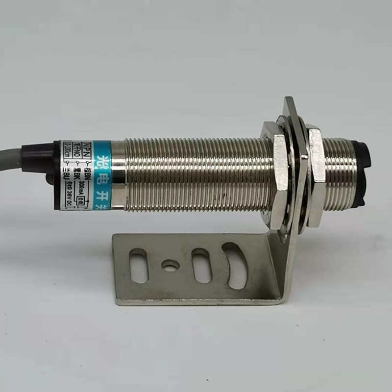 M18光电开关.传感器/漫反射NPN.pnp常开.常闭可调0- 1米防水防油