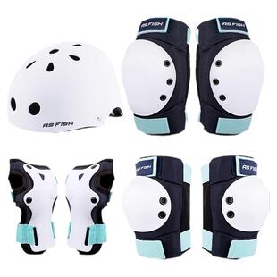 滑板护具轮滑头盔成人女儿童护膝防护装备专业自行车套装溜冰全套