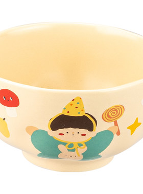 摩登主妇一家三口儿童碗饭碗家用