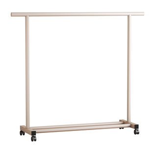 晾衣架落地家用阳台衣架挂杆晒衣服架子简易室内卧室挂衣架衣帽架