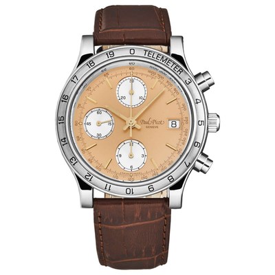 三文鱼瑞士柏高计时码表自动机械