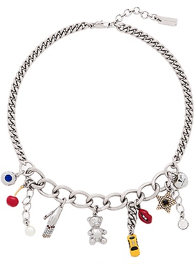 【礼物】MARC JACOBS/莫杰 MJ 时尚汽车红唇趣饰设计精致项链