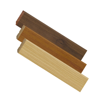大自然地板踢脚线纯实木橡木色柚木色原木色黑胡桃木纹免漆贴脚线