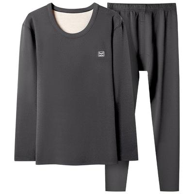 加肥加大码保暖内衣男加绒加厚