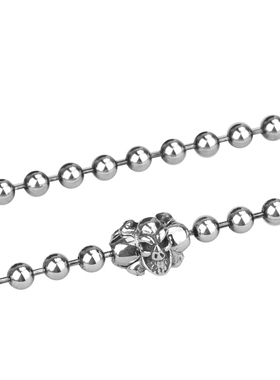 授权正品BWL纯银骷髅项链珠链