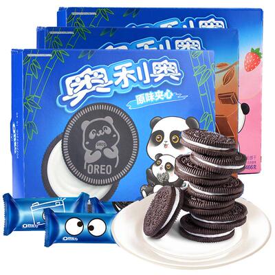 奥利奥466g多口味儿童夹心饼干