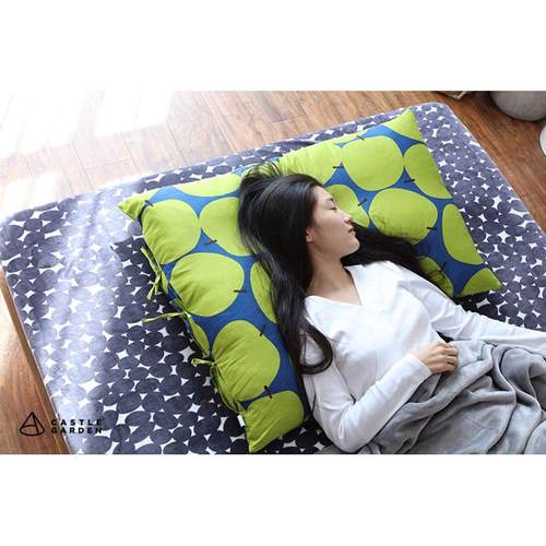 CASTLE GARDEN男朋友抱枕侧肩颈睡枕不对称U型枕头 水梨/山菌野茸
