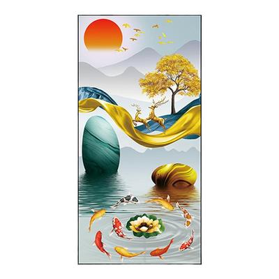 入户正对门玄关轻奢装饰画贴画