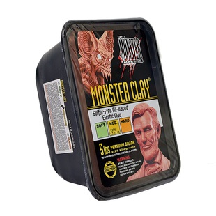美国进口MONSTER怪物油泥雕塑雕刻手办原创教学五磅脱硫精雕油泥