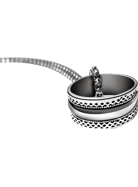 一款两用指环ins嘻哈极简颈项链