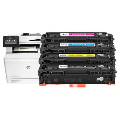 适用惠普M477fdw硒鼓hp M377dw墨盒M452dw/nw/dn激光打印机CF410A粉盒LaserJet Pro MFP 477dw/fnw碳粉CMYK
