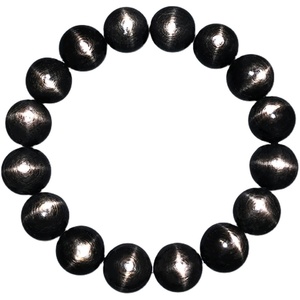 朔冉天然金运石手串十字星光猫眼