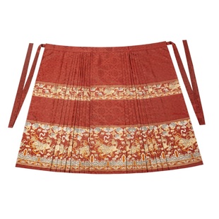 素羽华裳【狮子球】原创汉服女明制马面裙仿妆花织金 特价清仓