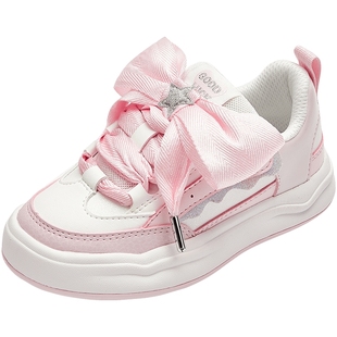 巴拉巴拉女童板鞋儿童小白鞋宝宝鞋子秋冬季新款童鞋加绒运动鞋孩