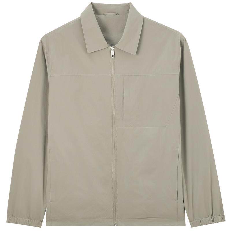 Mind Bridge2026年春新款通勤外套行政上衣男士简约翻领休闲夹克