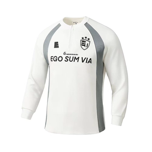 Eusoueu美式足球服原创复古橄榄球情侣国潮长袖圆领拉链重磅卫衣