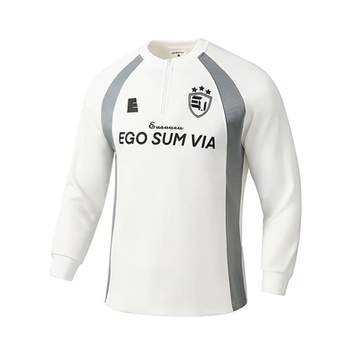 字母长袖t恤Eusoueu美式复古情侣