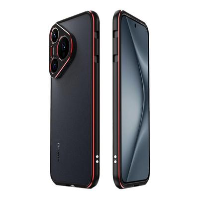 适用于华为pura70ultra金属边框手机壳HUAWEI p70pro+镜头圈保护套超薄pura70pro透气散热包边框铝合金铁中框