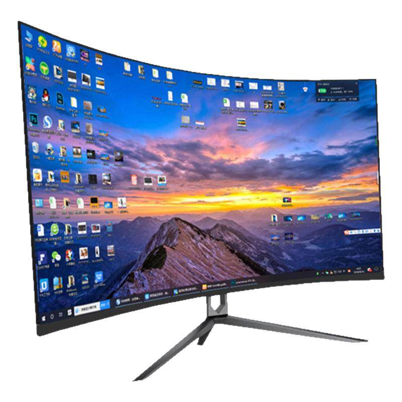 32英寸曲面液晶144HZ显示器2K电脑27网吧游戏165HZ高清34带鱼屏幕