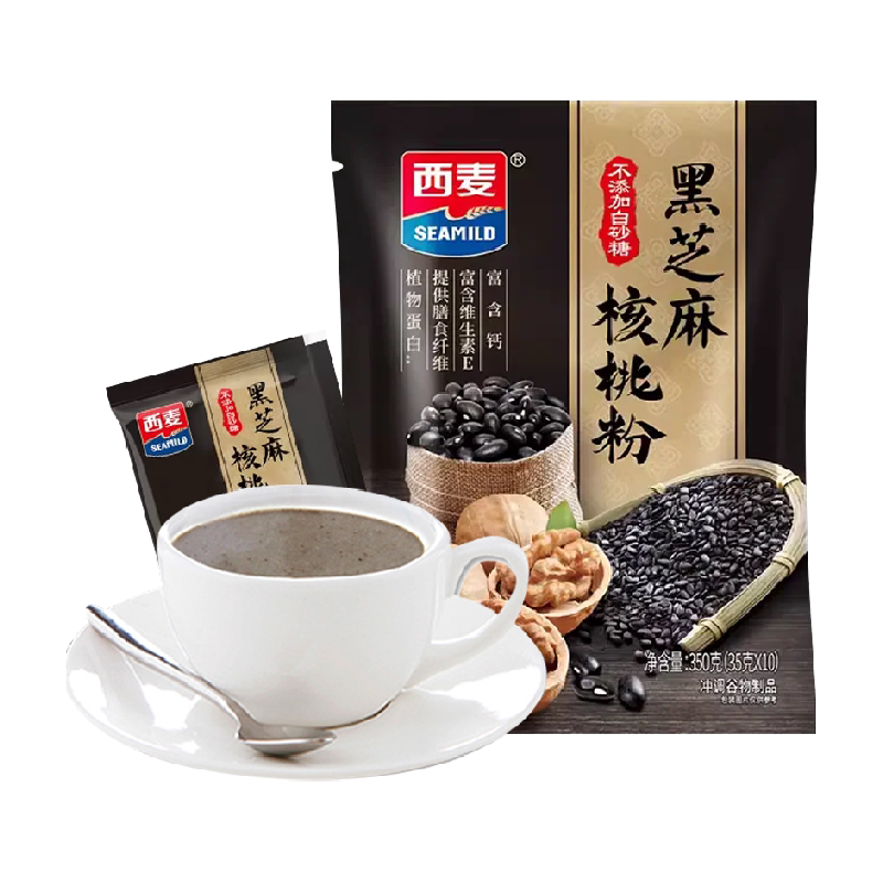 西麦黑芝麻核桃粉
