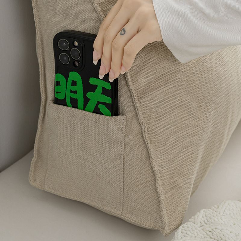 三角床头靠垫榻榻米软包护沙发腰靠背靠枕可大拆洗卧室床上窗飘