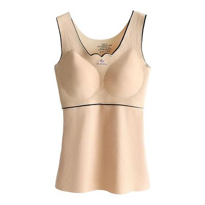 亲氧2.0德绒保暖背心发热女秋冬