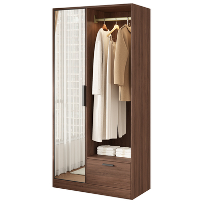 汉夕阁衣帽架柜开放式衣柜储物柜