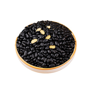 东北新货肾形黄芯小黑豆5斤老品种打豆浆发豆芽黄心